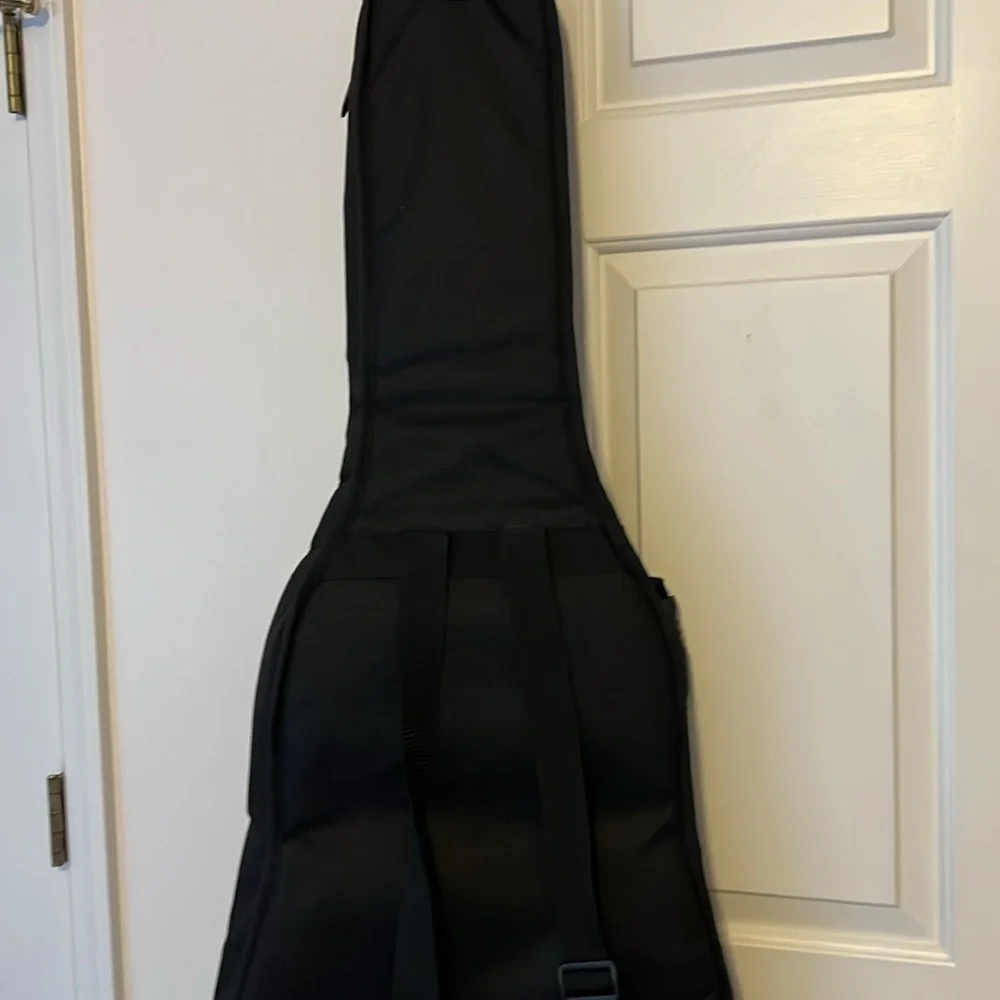 Road Runner Black Padded Guitar Bag – Protective Carry Case for 3/4 acoustic